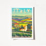 Wallity Italy - 1963 Póster A4 Decoración Hogar Oficina Arte 21 x 29.7 cm Acabado Satinado Mate